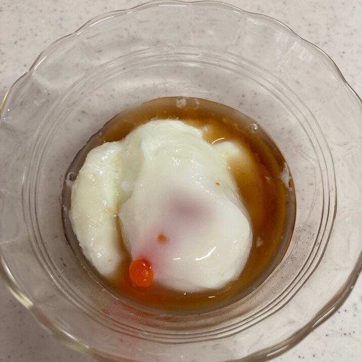 電子レンジで、簡単に温泉卵!